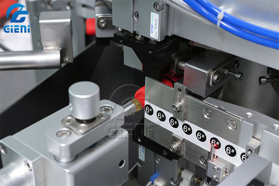 Máquina de etiquetas da parte inferior do rímel do PLC