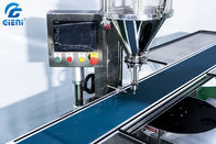 Máquina de enchimento de alimentação do pó cosmético automático do enchimento do pó do eixo helicoidal da composição