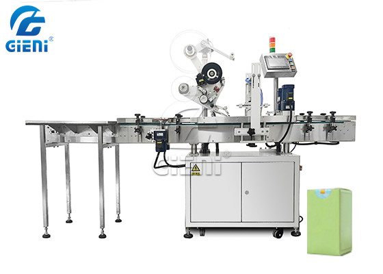 Única máquina de etiquetas lateral 400pcs/do canto da caixa Min Automatic Box Label Applicator
